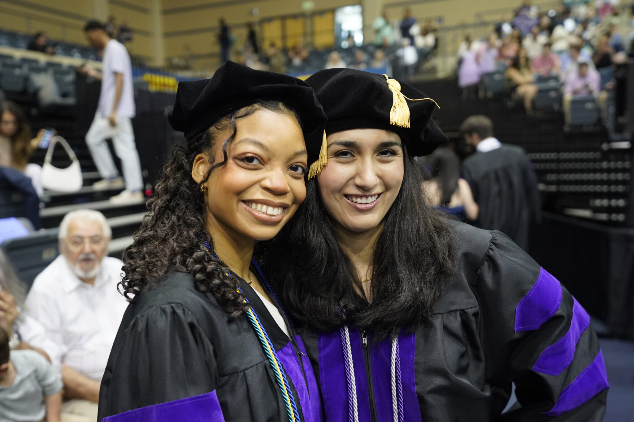 Photos of students at commencement