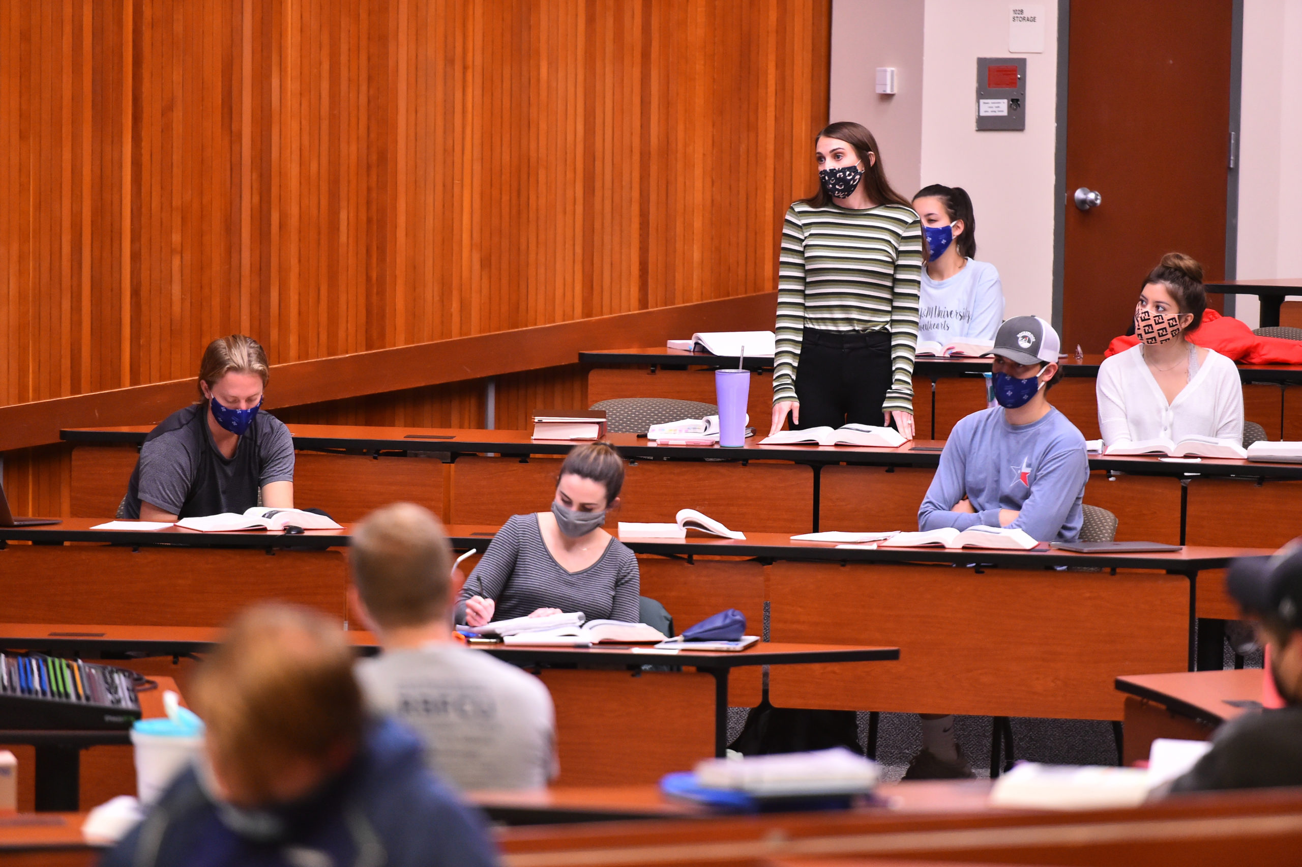 Photo of students in class