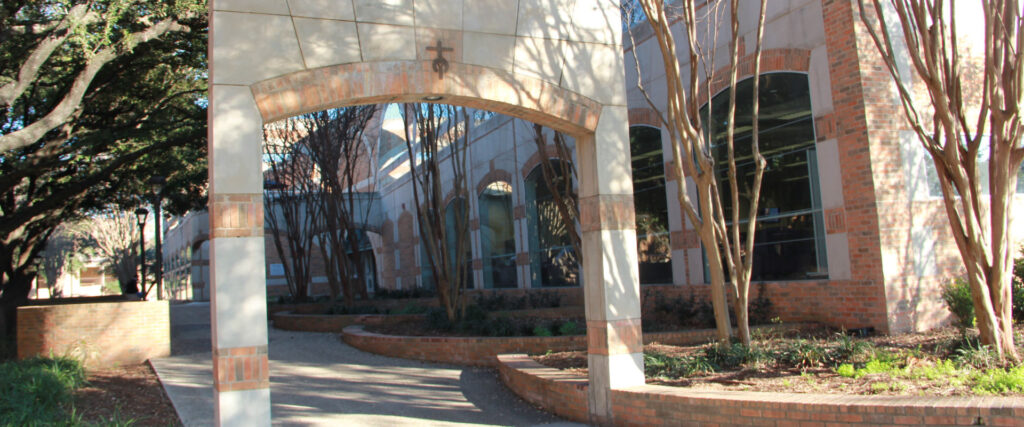 Photo of law campus entrance